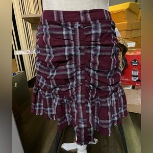 Moon River Plaid Skirt size M